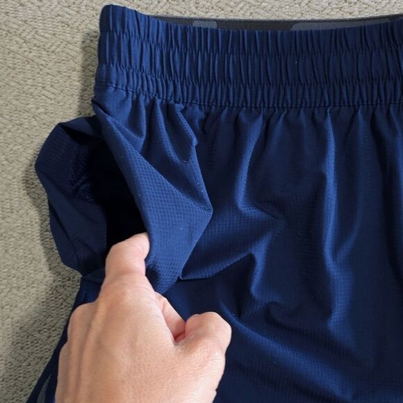 Under Armour Navy Blue Fitted Athletic Shorts - Size XL - Picture 5 of 12